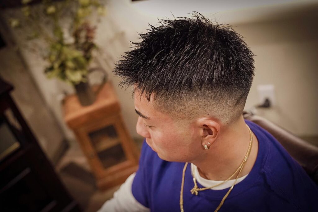 スパイキーショート カットモデル画像